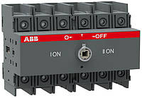 Выключатель (переключатель) нагрузки АВВ OT100F3C 100A I-0-II 3полюса без ручки
