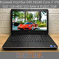 Игровой ноутбук Dell E6540 Core i7 IPS SSD 128 HDD 500 RAM 8 2GB