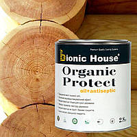 Антисептик для дерева на л'няній олії "ORGANIC PROTECT OIL" (2,8 л) Bionic-House (Біонік Хаус)