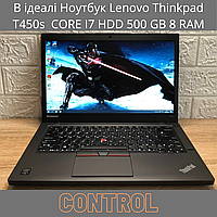В идеале Ноутбук Lenovo Thinkpad T450S CORE I7 HDD 500 GB 8 RAM 2 АКБ