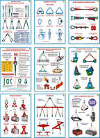 "Ілюстрований посібник стропальника" (36 плакатів, ф. А4)