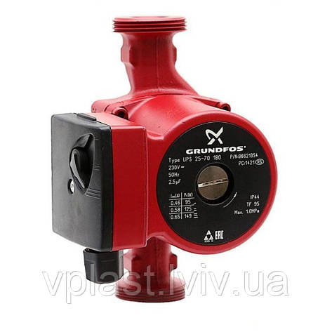 Насос циркуляційний Grundfos UPS 25/70 - 180, фото 1