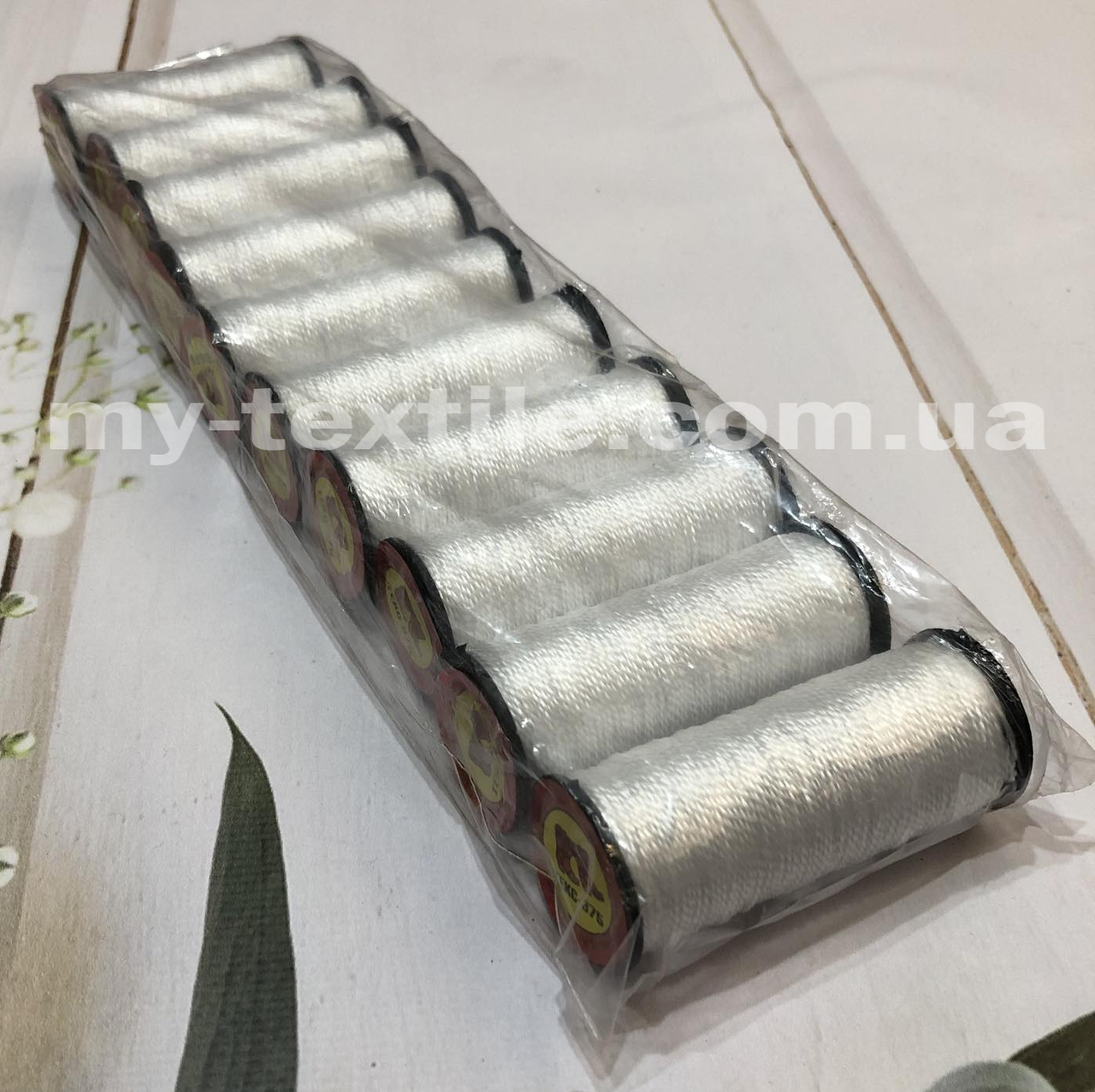 Взуттєва нитка ТЕКС - 375 упаковка 10 штук Білий, фото 1