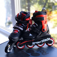 Дитячі розсувні ролики Rollerblade Microblade red, розміри: 28-32, 33-36,5, 36,5-40,5