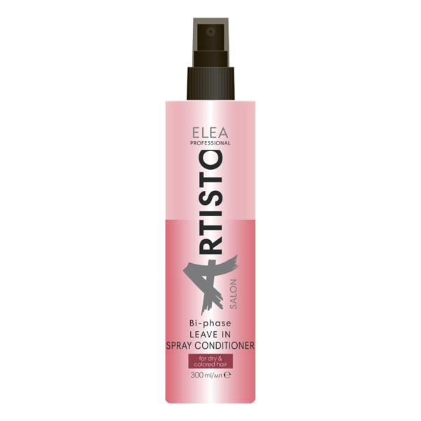 Двофазний спрей-кондиціонер для волосся перед використанням фена Elea Professional Artisto Salon Spray 300 мл