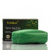 Аюрведическое натуральное мыло с нимом, Ayurvedic natural soap with neem, Vritikas, 100 г