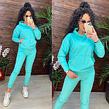 Спортивний костюм жіночий із худі з капюшоном і звуженими джогерами (р. 42-50) 11051235, фото 4