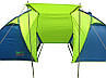 Туристична палатка 6-ти місцева GreenCamp 1002, двошарова намет тент, кемпінговий намет, фото 3