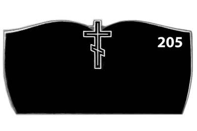 Пам'ятник подвійний на могилу з граніту No205, фото 3
