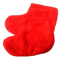 Носочки для парафинотерапии (красные).
