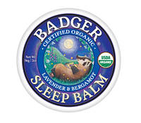 Badger Organic Sleep Balm лаванда, бергамот, розмарин, имбирь успокаивающий бальзам для хорошего сна 56 гр