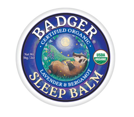 Badger Organic Sleep Balm лаванда, бергамот, розмарин, имбирь успокаивающий бальзам для хорошего сна 56 гр - фото 1 - id-p1403115843