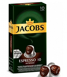 Кава в капсулах Nespresso Jacobs Espresso 10 Intenso (Неспресо) 10 шт. Нидерланды.
