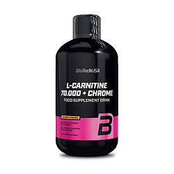 Жироспалювач BioTech L-Carnitine 70.000+ Chrome 500ml