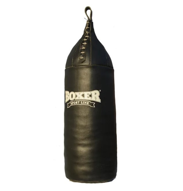 Груша боксерська BOXER Великий шолом-0,95 шкіра чорна