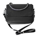 Женская кожаная сумка "Tessitura" черная, фото 10