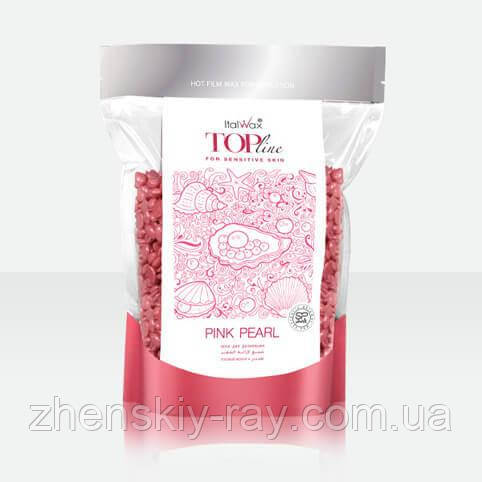 Плівковий віск для депіляції ItalWax TOP Line Рожеві перли в гранулах, 750 г