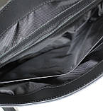 Женская кожаная сумка "Tessitura" черная, фото 8