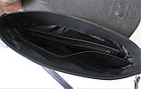 Женская кожаная сумка "Tessitura" черная, фото 7