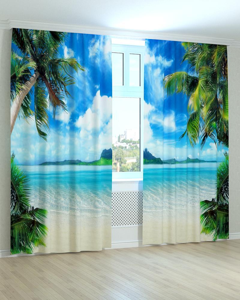 Фотоштори пісок і прозора вода, фото 1