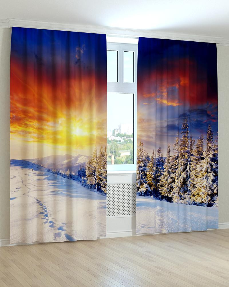 Фотоштори зима в лісі, фото 1