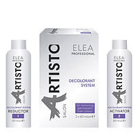 Система для усунення фарби з волосся Elea Professional Artisto Salon Decolorant System 2 шт. х 60 мл