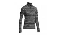 Светр Icebreaker Vertex LS Half Zip WMN icon fairisle jet hthr