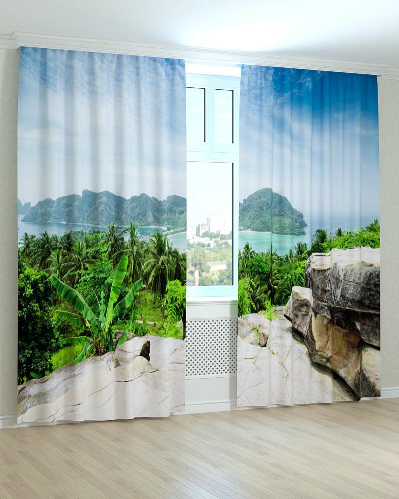 Фотоштори пальми і острів 3Д, фото 1