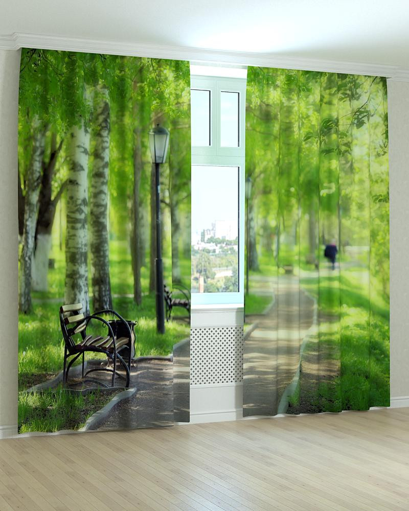 Фотоштори 3д зелений парк, фото 1