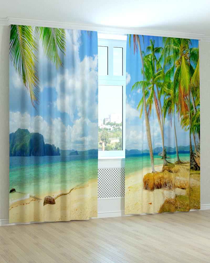 Фотоштори райський куточок 3д, фото 1