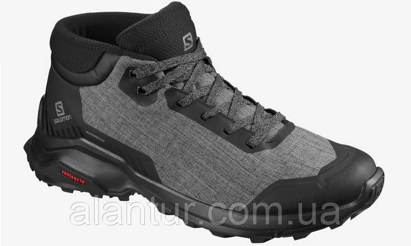 Ботинки Salomon X REVEAL CHUKKA CSWP, зимові, водонепроникні, чорні, фото 1