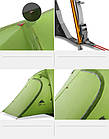 Намет 3F UL GEAR ZhengTu 2 (2-х місний) 210T polyester Green, фото 8