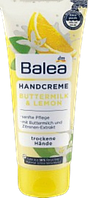 Крем для рук і нігтів з екстрактом лимона Balea Butter&Milk Lemon Handcreme 100 мл