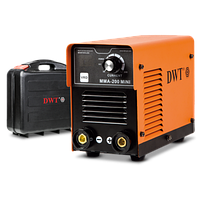 Сварочный инвертор DWT ММА-200 MINI BMC, ток постоянный, держатель электродов, ток 30-150А, 220В/50Гц