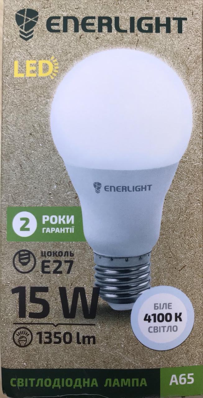 Лампа світлодіодна ENERLIGHT A65 15Вт 4100К Е27