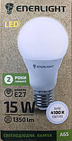 Лампа світлодіодна ENERLIGHT A65 15Вт 4100К Е27