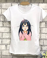 Женская футболка с аниме