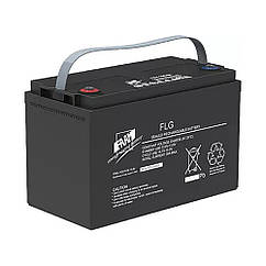 Гелева акумуляторна батарея FLG 12 В, 134 Аг, стаціонарний акумулятор  FAAM GEL, гелева акб для дбж