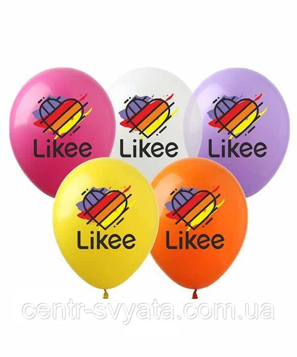 Латексна кулька ArtShow 12" (30 см) Likee Лайки