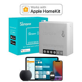 Apple HomeKit Sonoff Mini WiFi реле для розумного будинку (вимикач, выключатель для умного дома, eWeLink)