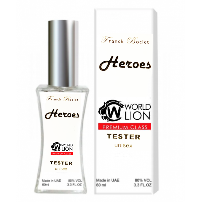 Тестер Premium Class Franck Boclet Heroes унісекс, 60 мл