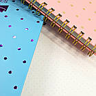 Блокнот в крапку Астра А5 на спіралі Горошок 80 арк ТОП-2-2, фото 2