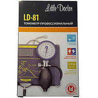 Механічний тонометр із вбудованим стетоскопом із манжетою 25-36 см Little Doctor LD-81