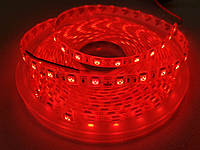 Светодиодная лента в силиконе (влагозащищенная) красная 12 вольт 9.6W 60led smd2835