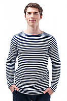 Тільник моряка Розмір 42 Темно-синя смужка 100% бавовна Одеські тільняшки