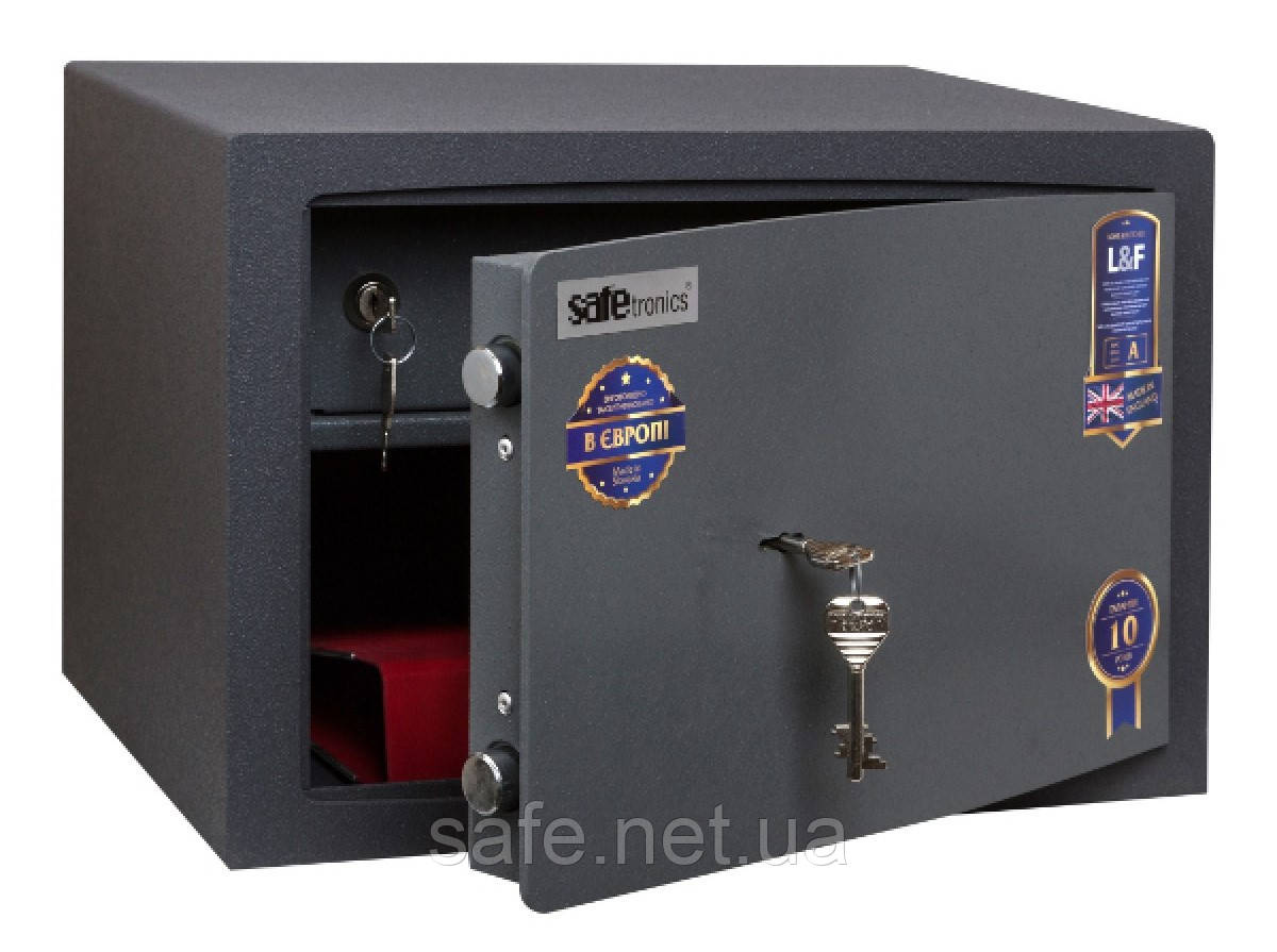 Сейф меблевий Safetronics NTL 24Ms (ВxШxГ:287x435x360), сейф для дому, сейф для грошей, сейф для документів