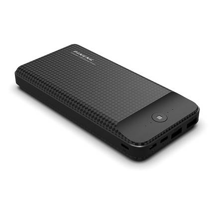 Зовнішній акумулятор Power Bank Pineng PN-939 20000 mAh 3 Input & 2 Output колір чорний, фото 1
