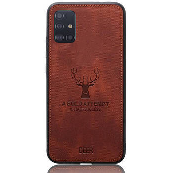 Чохол Deer Case для Samsung Galaxy A51 Brown