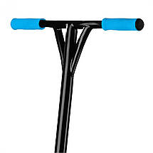 Трюкової двоколісний сталевий дитячий самокат для підлітків SportVida Ravage Black/Blue, фото 3