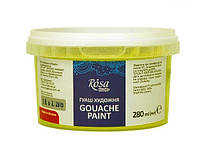 Фарба гуашева жовта світла 280 мл Rosa Studio, 3228902